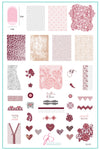CJSV-39 Leather & Lace | Clear Jelly Stamping Plate