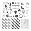 CjSH-73 Hallow's Eve   |  Steel Nail Art Stamping Plate