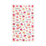 Pretty in Pink Flowers ~ Self Adhesive Decals | Lula Beauty